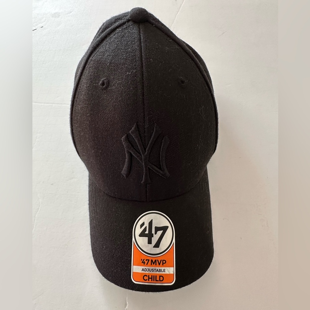 47 Brand York Yankees MVP Black Adjustable Hat - Child